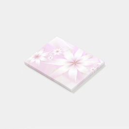 Elegant Pastel Floral Abstract | Witte roze Post-it® Notes