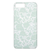  elegant pastel groen wit stijlvol floranje Case-Mate iPhone case (Achterkant)