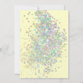 ELEGANT PASTEL HOLOGRAPHIC LEMON GOLD BIRTHDAY KAART (Achterkant)