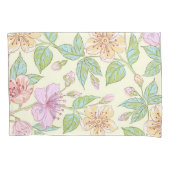Elegant Pastel Lily Floral Pattern Kussensloop (Voorkant)