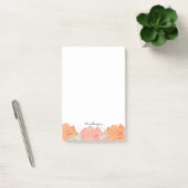 Elegant Pastel Peonies Floral Pattern Post-it® Notes (Kantoor)