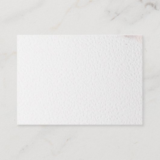 Elegant Pastel Pink Floral Lijst Fancy Informatiekaartje (Achterkant)