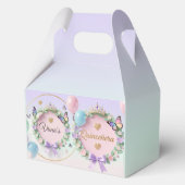 Elegant Pastel Quinceañera Place Cards Bedankdoosjes (Voorkant)