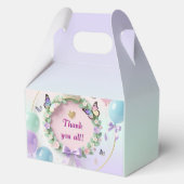 Elegant Pastel Quinceañera Place Cards Bedankdoosjes (Achterkant)