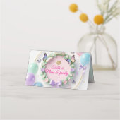 Elegant Pastel Quinceañera Place Cards Plaatskaartje (Voorkant)