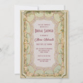 Elegant pastel Rococo Vrijgezellenfeest Kaart (Voorkant)