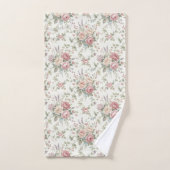 Elegant Pastel Roses Shabby Chic Bad Handdoek (Handdoek)