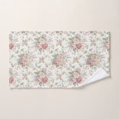 Elegant Pastel Roses Shabby Chic Bad Handdoek (Handdoek)