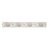Elegant Pastel Roses Shabby Chic Satijnen Lint (Voorkant)