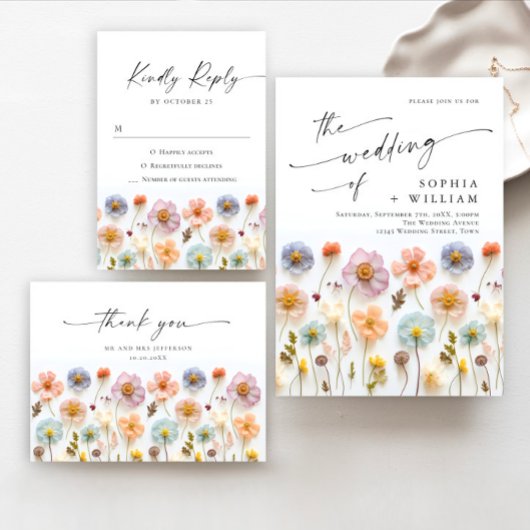 Elegant Pastel Roze Boho Wildflower Vrijgezellenfe Wandkleed