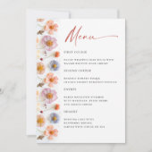 Elegant Pastel Roze Wildflower Vrijgezellenfeest M Kaart (Voorkant)