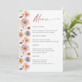 Elegant Pastel Roze Wildflower Vrijgezellenfeest M Kaart (Staand voorkant)