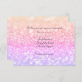 ELEGANT pastel sparkle ALL OCCASION RSVP (Voorkant / Achterkant)