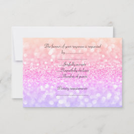 ELEGANT pastel sparkle ALL OCCASION RSVP
