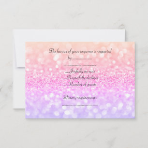 ELEGANT pastel sparkle ALL OCCASION RSVP