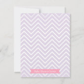 Elegant Pastel Spring Floral Butterfly Baby shower Kaart (Achterkant)