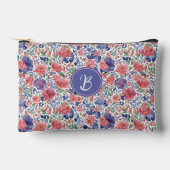 Elegant pastel Waterverf bloemmotief monogram Etui (Voorkant)