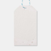 Elegant Pastel Waterverf Cadeaulabel (Achterkant)