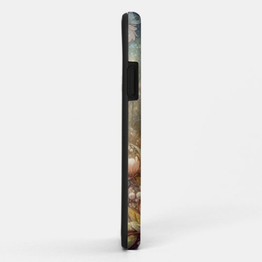 Elegant pastel Waterverf konijn in bloementuin Case-Mate iPhone Case (Achterkant/rechts)