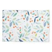 Elegant pastel Waterverven botanisch patroon Kussensloop (Achterkant)