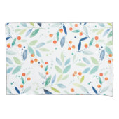 Elegant pastel Waterverven botanisch patroon Kussensloop (Voorkant)