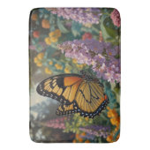 Elegant pastel wildflower garden with butterfly badmat (Voorkant Verticaal)