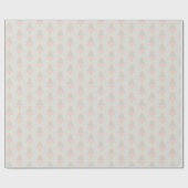 Elegant Pastel Winter Patroon Cadeaupapier (Vlak)