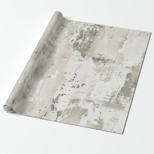 Elegant pastelbeton effect cadeaupapier (Uitgerold)