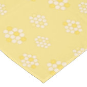Elegant pastelgeel honingraat Baby shower Tafelkleed (Gekanteld)