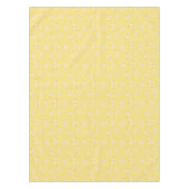 Elegant pastelgeel honingraat Baby shower Tafelkleed (Voorkant)