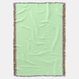 Elegant pastelgroen Minimalistische en chique Deke Deken