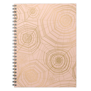 Elegant pastelkleur met spinrag naadloos notitieboek