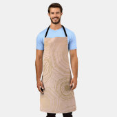 Elegant pastelkleur met spinrag naadloos schort (Gedragen)