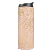Elegant pastelkleur met spinrag naadloos thermosbeker (Gedraaid links)