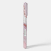 Elegant pastelmarmer & Roos gouden glitter Case-Mate iPhone Case (Achterkant / Rechts)