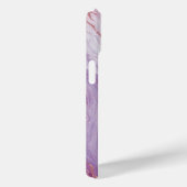 Elegant pastelmarmer & Roos gouden glitter monogra Case-Mate iPhone Case (Achterkant / Rechts)