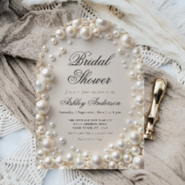 Elegant pastelparels Vrijgezellenfeest Kaart