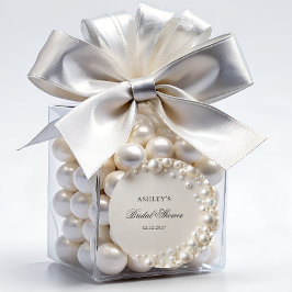 Elegant pastelparels Vrijgezellenfeest Ronde Sticker