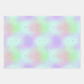 Elegant Pastels Gold Glitter  Inpakpapier Vel (Voorkant 3)