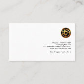 Elegant Pastels Simple Taxi Signage Taxi Driver Visitekaartje (Achterkant)