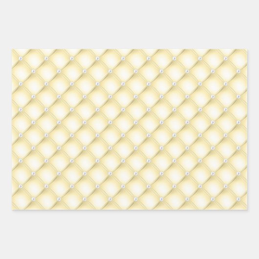 Elegant Patel Green, Yellow & Blue Diamond Tufed Inpakpapier Vel (Voorkant 2)