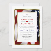 Elegant patriottisch militair goud Verenigde State Kaart (Voorkant)