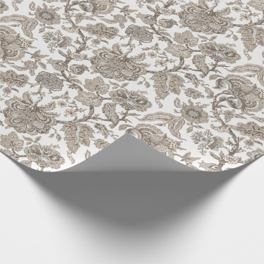 Elegant  patroon С hintz Cadeaupapier (Hoek)