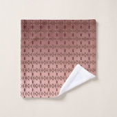 Elegant patroon drie stuk bad handdoek (Wasdoekje)