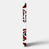 Elegant Patroon en uw Initialen Case-Mate iPhone Case (Achterkant / Links)