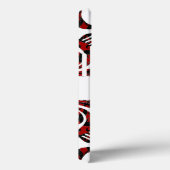 Elegant Patroon en uw Initialen Case-Mate iPhone Case (Achterkant / Rechts)