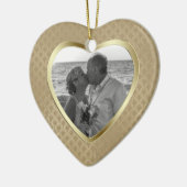 Elegant Patroon Golden Jubileum Ornament (Links)