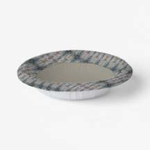 Elegant patroon in Turquoise en grijs bruin