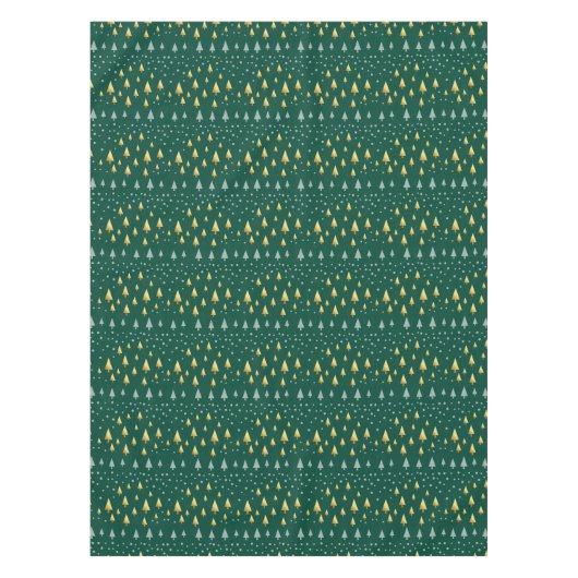 Elegant patroon met een vleugje kerst tafelkleed (Voorkant)