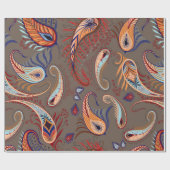 Elegant patroon. Paisley illustratie. Cadeaupapier (Vlak)